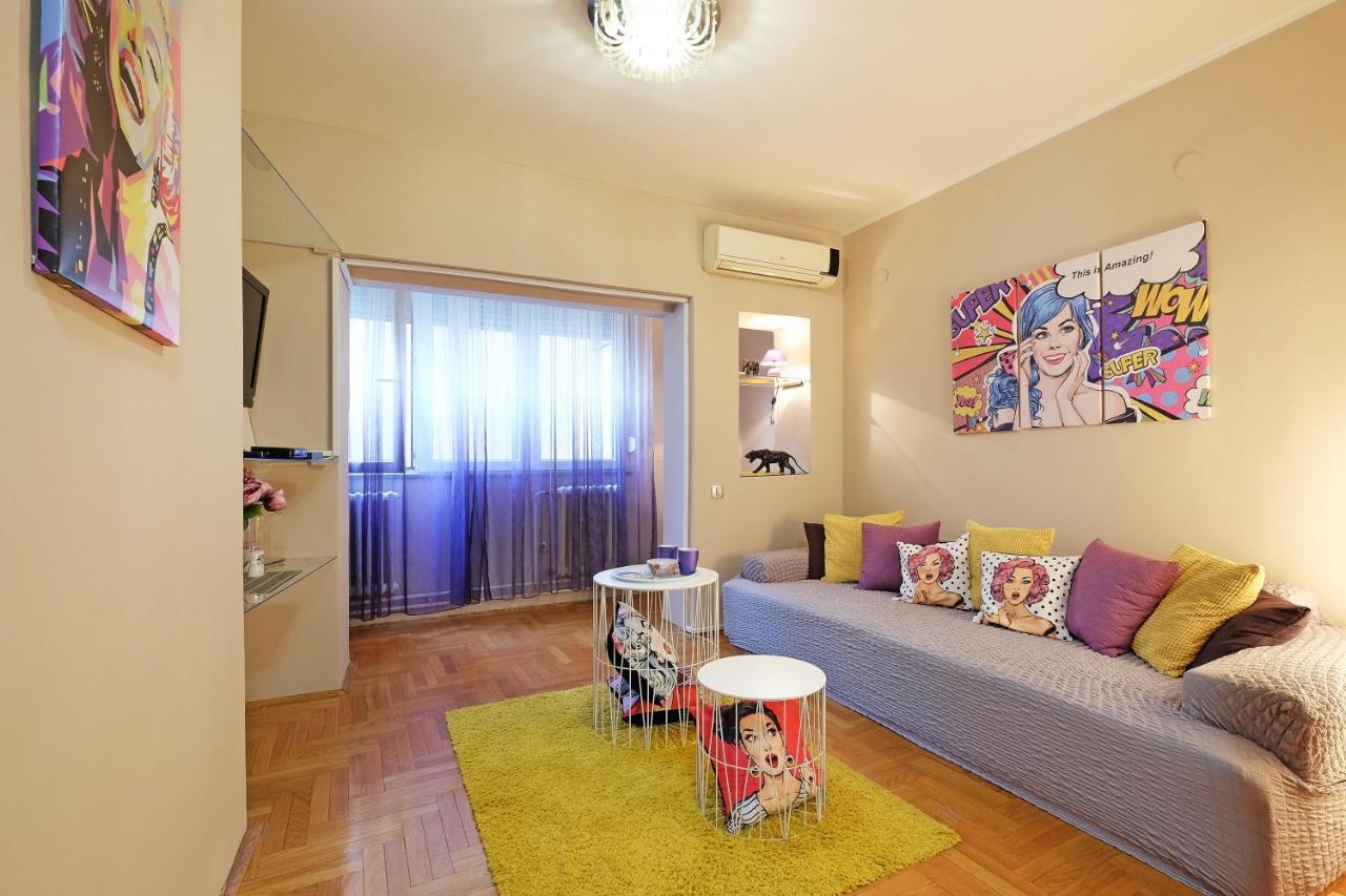 Sava Square Apartment Belgrad Exterior foto